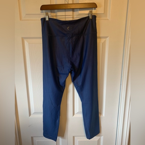 Zyia Active Light n Tight Hi-Rise 7/8 24" Leggings Blue Metallic - Picture 4 of 9